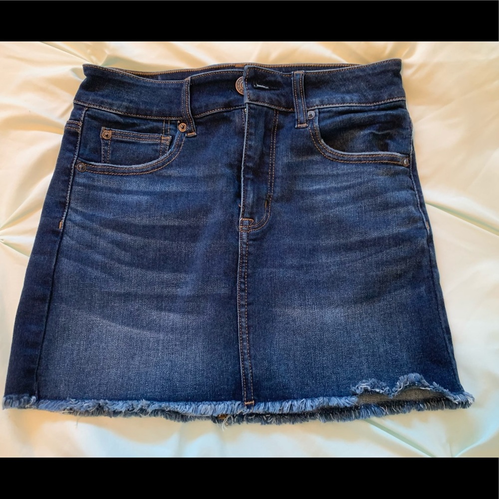 AE Ne(x)t Level High-Waisted Denim Mini Skirt